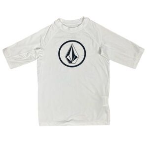 Volcom Unisex Lido Short Sleeve Rashguard UPF 50 Size Large